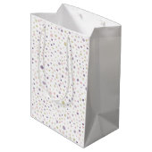 Susan Confetti Watercolor Dots Geschenktasche Mittlere Geschenktüte (Rückseite Schrägansicht)