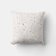 Susan Confetti Watercolor Dots Throw Kissen