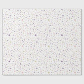 Susan Confetti Watercolor Dots Wrapping Paper Geschenkpapier (Flach)