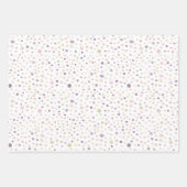 Susan Confetti Watercolor Dots Wrapping Paper Geschenkpapier Set (Vorderseite 2)