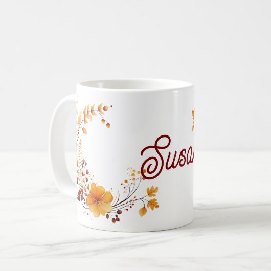 Susan, just for Susan floral design, Kaffeetasse (Vorderseite Links)