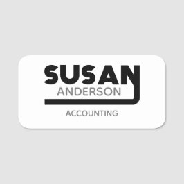 Susan Name Tag Namensschild