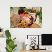 Susan The Comforforting Baby ~ Mary Cassatt Poster (Heimbüro)