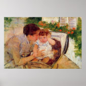Susan The Comforforting Baby ~ Mary Cassatt Poster (Vorne)