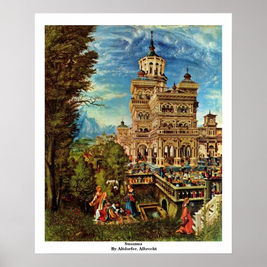 Susanna by Altdorfer, Albrecht Poster (Vorne)