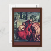 Susanna von Veronese Paolo (beste Qualität) Postkarte (Vorne/Hinten)