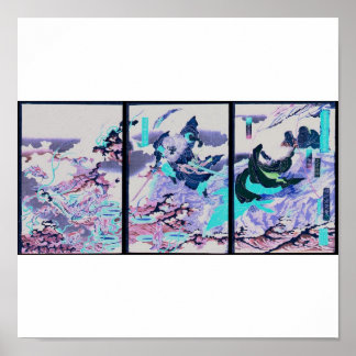 Susano singt die Yamata-no-Orochi ca. 1870er Poster