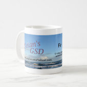 Susans GSD Reihen-Ende eine Sache-Kaffee-Tasse Kaffeetasse (Vorderseite Links)