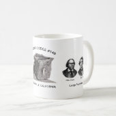 Susanville Freimaurerhäuschen-Gründer-Tasse Kaffeetasse (VorderseiteRechts)