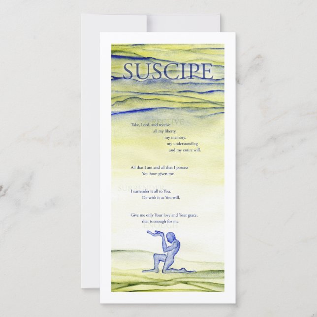 Suscipe (Gebet des heiligen Ignatius) (Vorderseite)