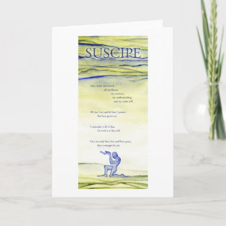 Suscipe (Gebet des heiligen Ignatius) Karte