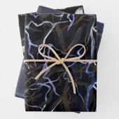 Susea Blu Studios Blitze (Nacht) Wrapping Paper Geschenkpapier Set (Beispiel)