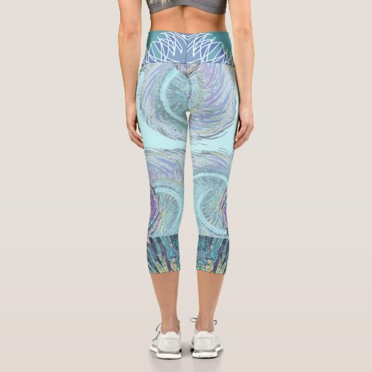 Susea Blu studios Elemental Feather Leggings (Rückseite)
