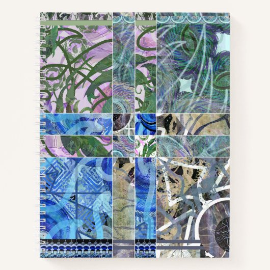 Susea Blu Studios Elemental Kaleidoscope Notebook Notizblock (Vorderseite)