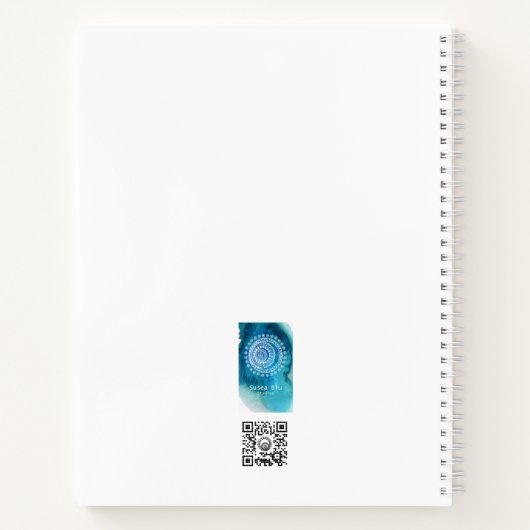 Susea Blu Studios Elemental Kaleidoscope Notebook Notizblock (Rückseite)