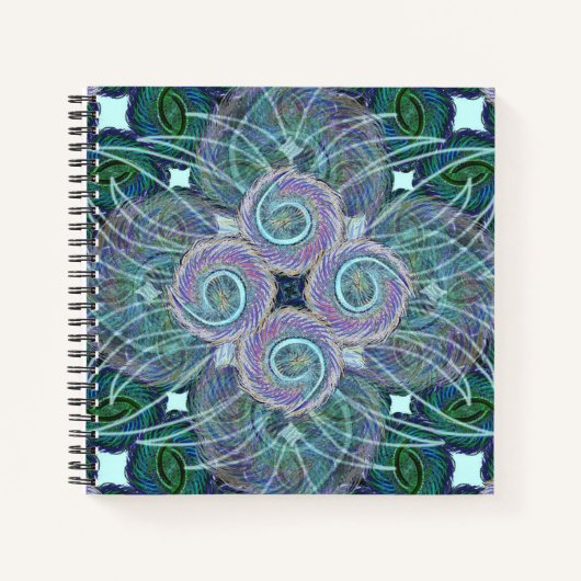 Susea Blu Studios Feather Notebook Notizblock (Vorderseite)