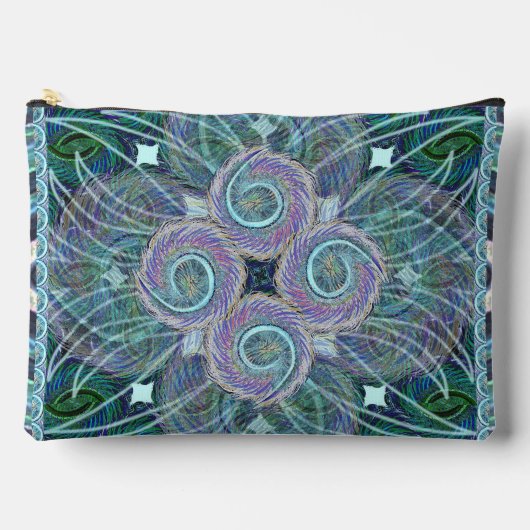 Susea Blu Studios Feather Pouch (groß) Zubehörtasche (Vorderseite)