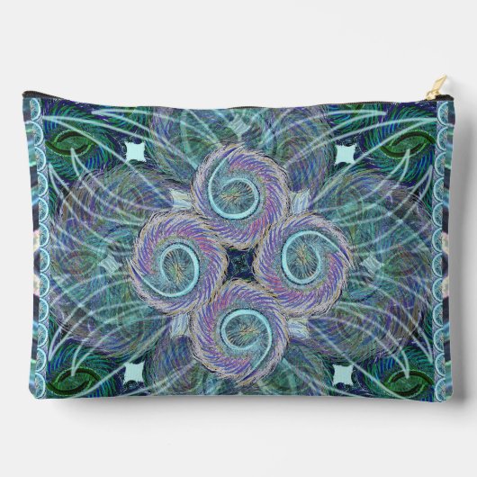 Susea Blu Studios Feather Pouch (groß) Zubehörtasche (Rückseite)