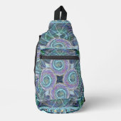 Susea Blu Studios Feder-Tragetasche Crossbody Bag (Vorderseite)
