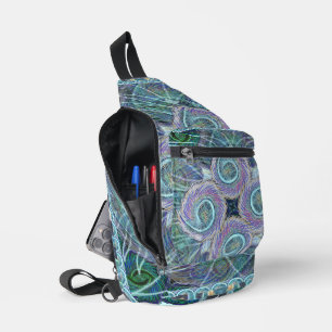 Susea Blu Studios Feder-Tragetasche Crossbody Bag
