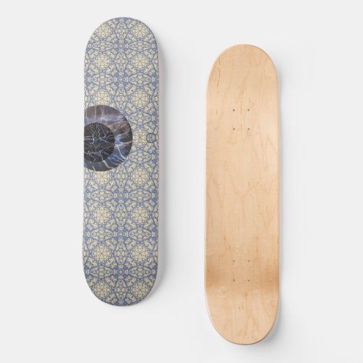 Susea Blu Studios Fire Flicker Skateboard Deck (Vorderseite)