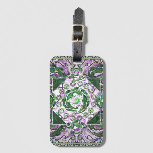 Susea Blu Studios Garden Gepäck Tag Gepäckanhänger (Vorderseite Vertikal)