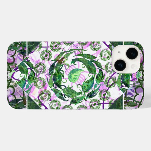 Susea Blu Studios Garden iPhone Case (Rückseite (Horizontal))