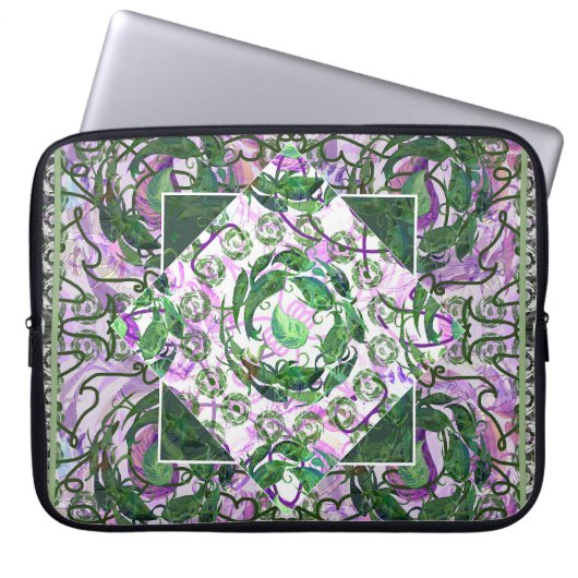 Susea Blu Studios Garden Laptop Sleeve (Vorderseite)
