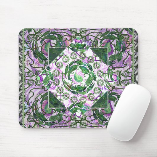Susea Blu Studios Garden Mouse Pad Mousepad (Mit Mouse)