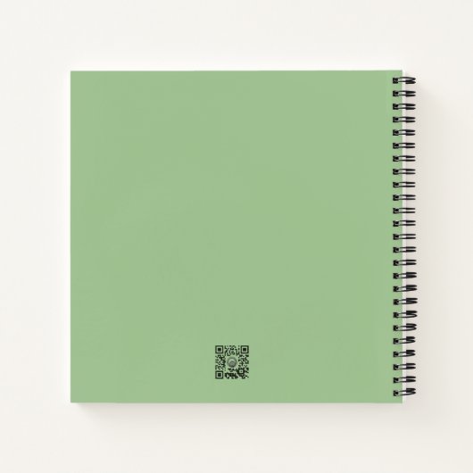 Susea Blu Studios Garden Notebook Notizblock (Rückseite)