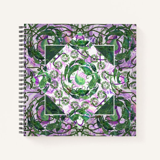 Susea Blu Studios Garden Notebook Notizblock (Vorderseite)