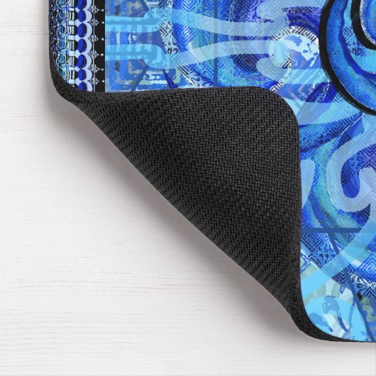 Susea Blu studios Water Mandela Mouse Pad Mousepad (Ecke)