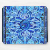 Susea Blu studios Water Mandela Mouse Pad Mousepad (Vorne)