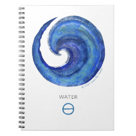 Susea Blu Studios Water Symbol Notebook Notizblock