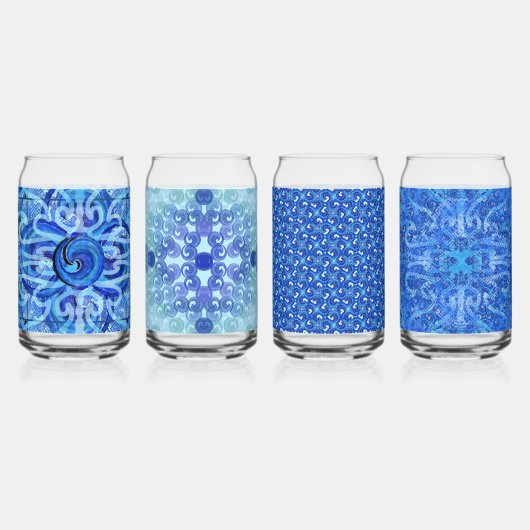 Susea Blu studios Wave Can Glasses Dosenglas (Vorderseite)