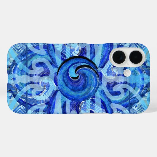 Susea Blu Studios Wave iPhone Case (Rückseite (Horizontal))