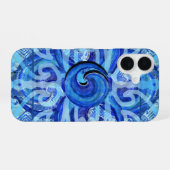 Susea Blu Studios Wave iPhone Case 16 Hülle (Rückseite (Horizontal))