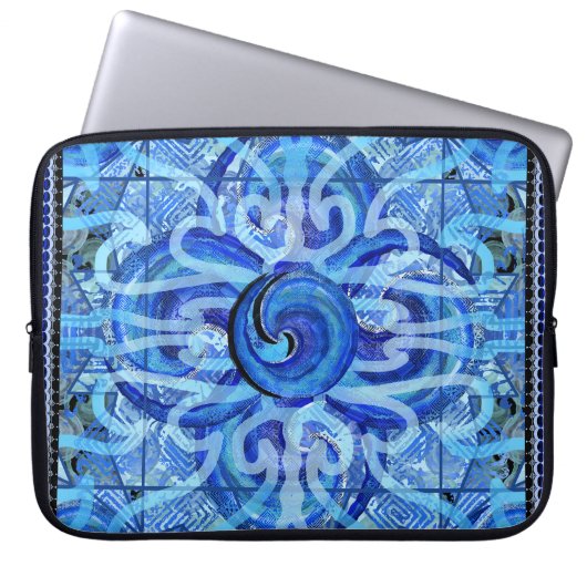 Susea Blu Studios Wave Laptop Sleeve (Vorderseite)