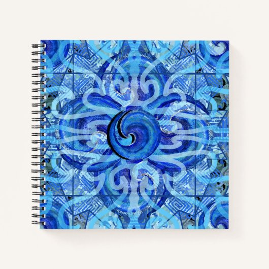 Susea Blu Studios Wave Notebook Notizblock (Vorderseite)