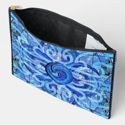 Susea Blu Studios Wave Pouch (groß) Zubehörtasche (Offen)
