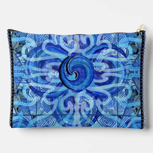 Susea Blu Studios Wave Pouch (groß) Zubehörtasche (Rückseite)