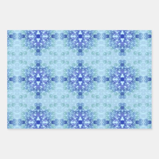 Susea Blu Studios Wave Wrapping Paper Geschenkpapier Set (Vorderseite 2)