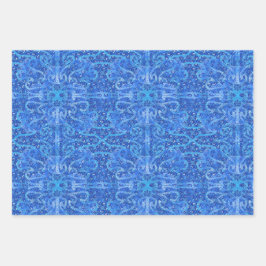 Susea Blu Studios Wave Wrapping Paper Geschenkpapier Set