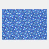 Susea Blu Studios Wave Wrapping Paper Geschenkpapier Set (Vorderseite 3)