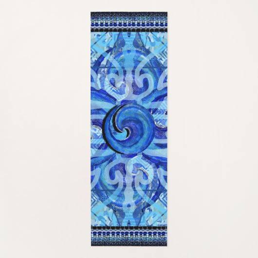 Susea Blu Studios Wave Yoga Mat Yogamatte (Vorderseite)