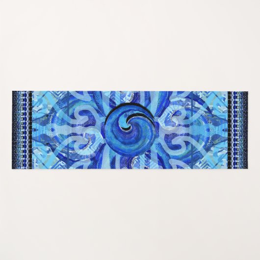Susea Blu Studios Wave Yoga Mat Yogamatte (Vorderseite (Horizontal))
