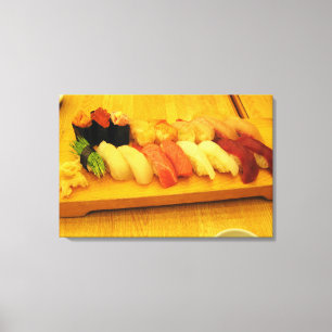 Sushi 司 leinwanddruck