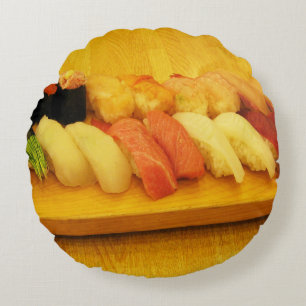 Sushi 司 rundes kissen