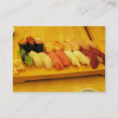 Sushi 寿司 visitenkarte (Rückseite)