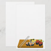 Sushi-1 Stationery Briefpapier (Vorne/Hinten)